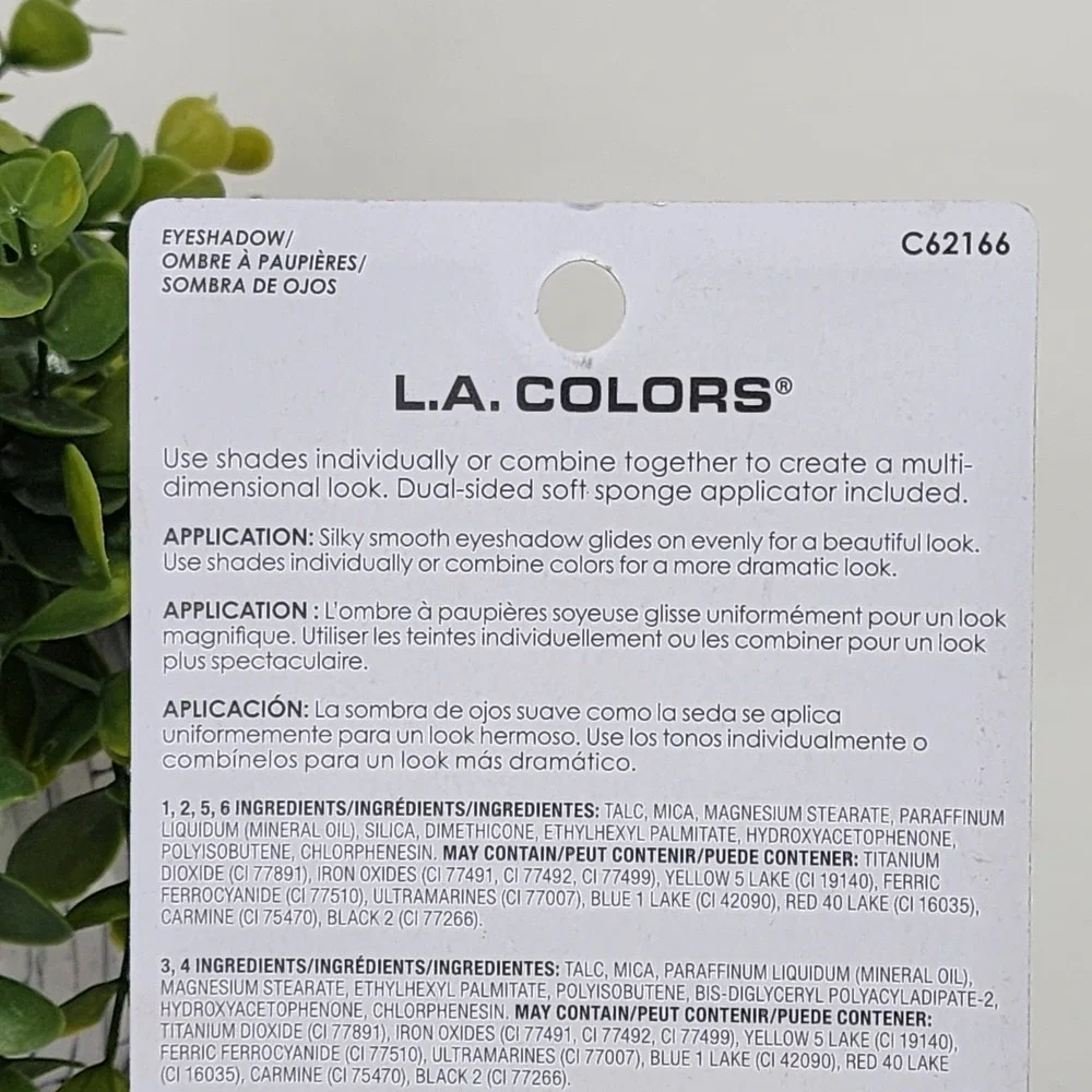 L. A. Colors 6 Color Eyeshadow Almost Nude Palette New Unopened Crease proof